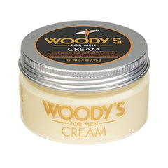 Woody's crema peinado para hombres, envase 96 g, controla rizos con facilidad.