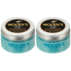 Woodys arcilla para cabello, acabado mate y definición.