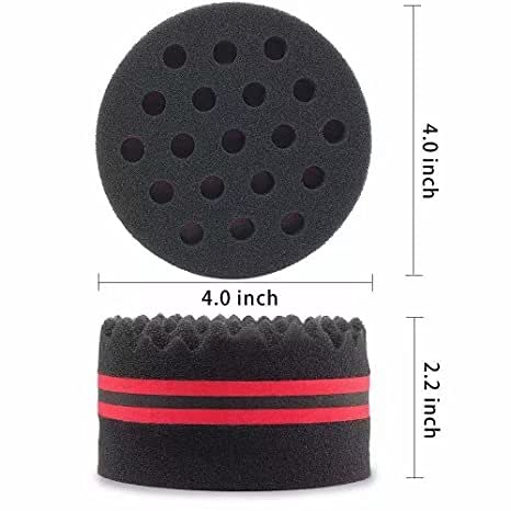 WORGATE esponja para afro, impulso suave para dar forma natural.