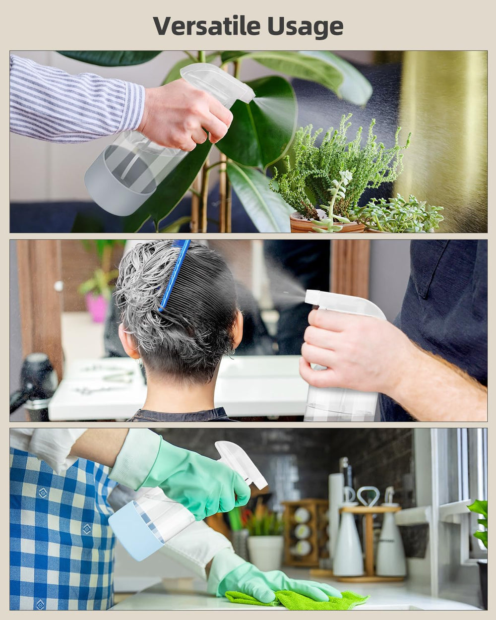 Worldgsb botella vidrio 236 ml, transparencia cristal para ver líquidos.