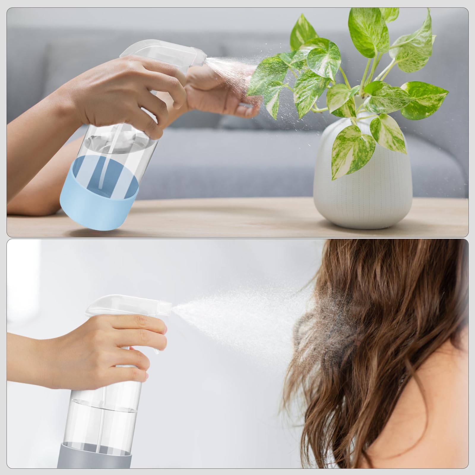 Worldgsb botella de vidrio 16oz, reutilizable para limpieza y plantas.