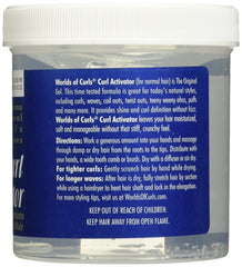 Worlds Of Curls Gel Activador Regular Control de encrespamiento para rizos suaves