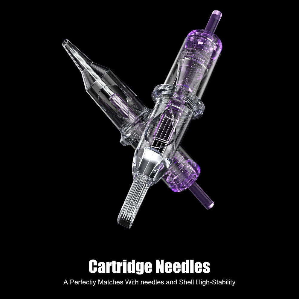 Agujas Wormhole Tattoo en caja sellada para higiene y seguridad.