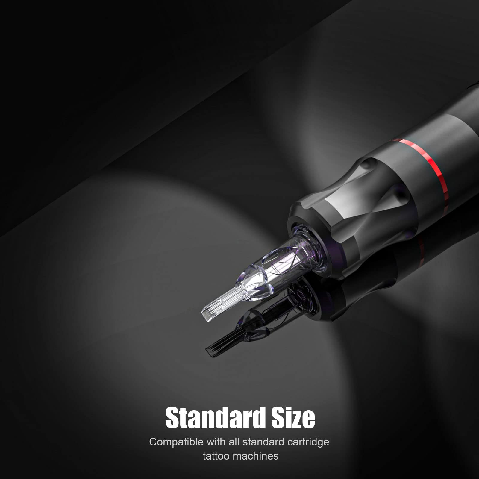 Agujas Wormhole Tattoo con PVC y acero inoxidable para durabilidad.