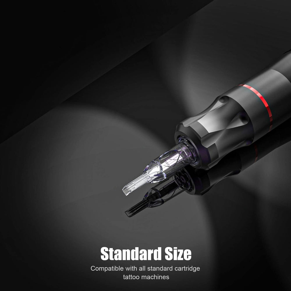 Agujas Wormhole Tattoo con PVC y acero inoxidable para durabilidad.