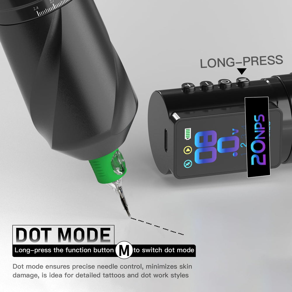 Bateria de 2300mAh lista para sesiones prolongadas.