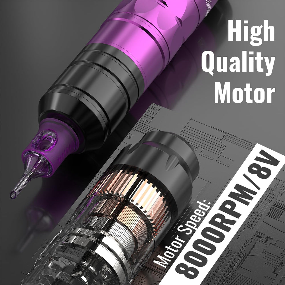 Wormhole Tattoo Kit: baterías de 1200mAh listas para cambio rápido
