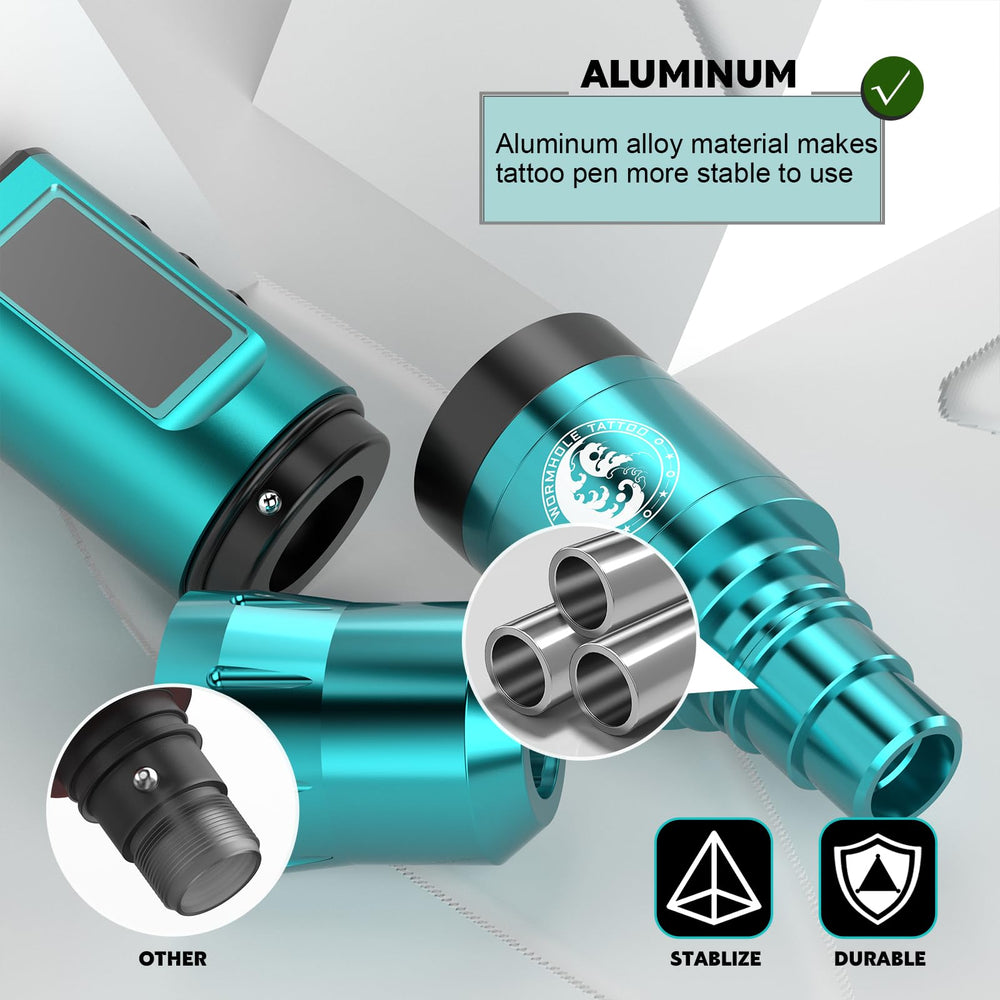 Wormhole Tattoo Kit machine sans fil, liberté de mouvement pendant le tatouage.