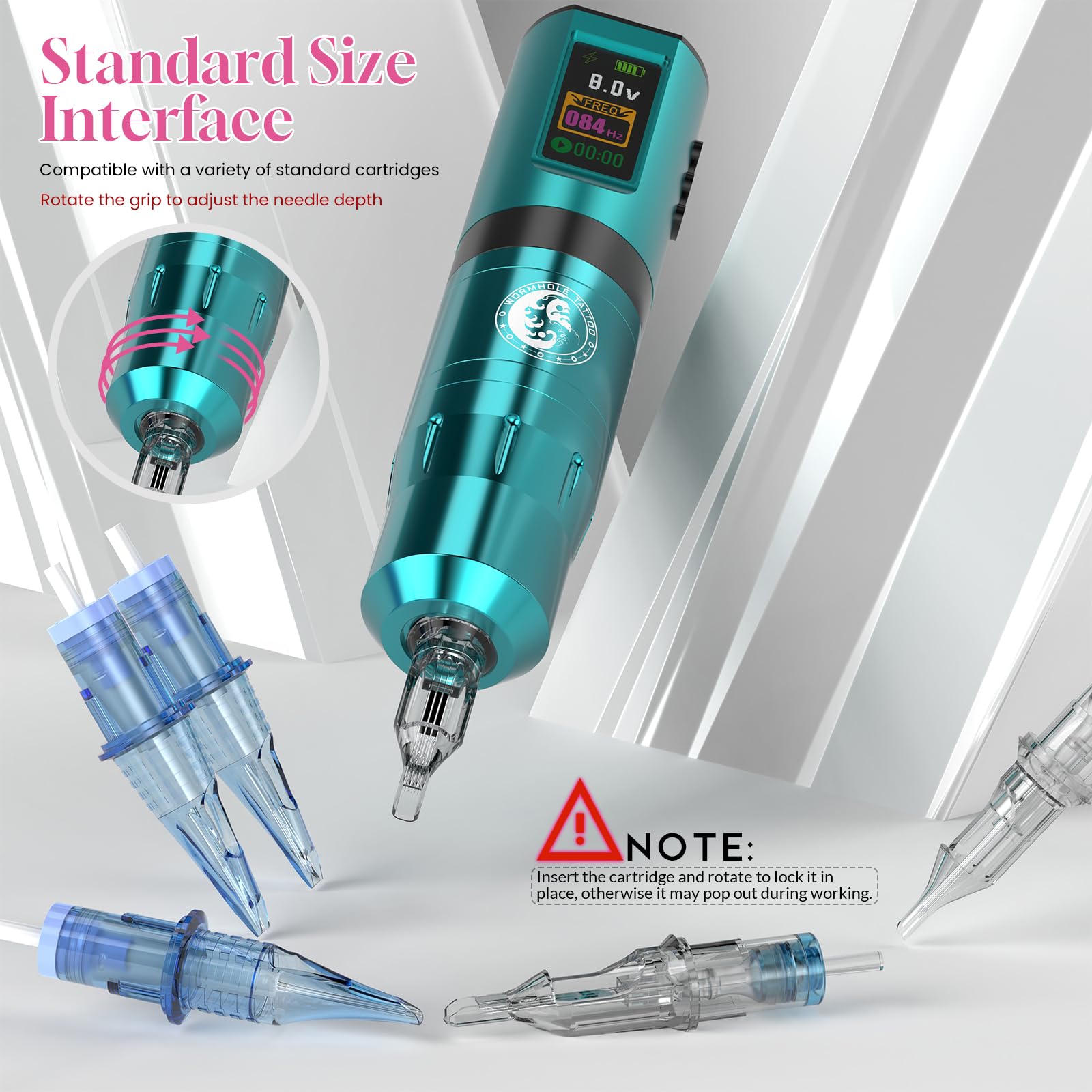 Wormhole Tattoo Kit peau d'entraînement : pratique pour s'exercer.