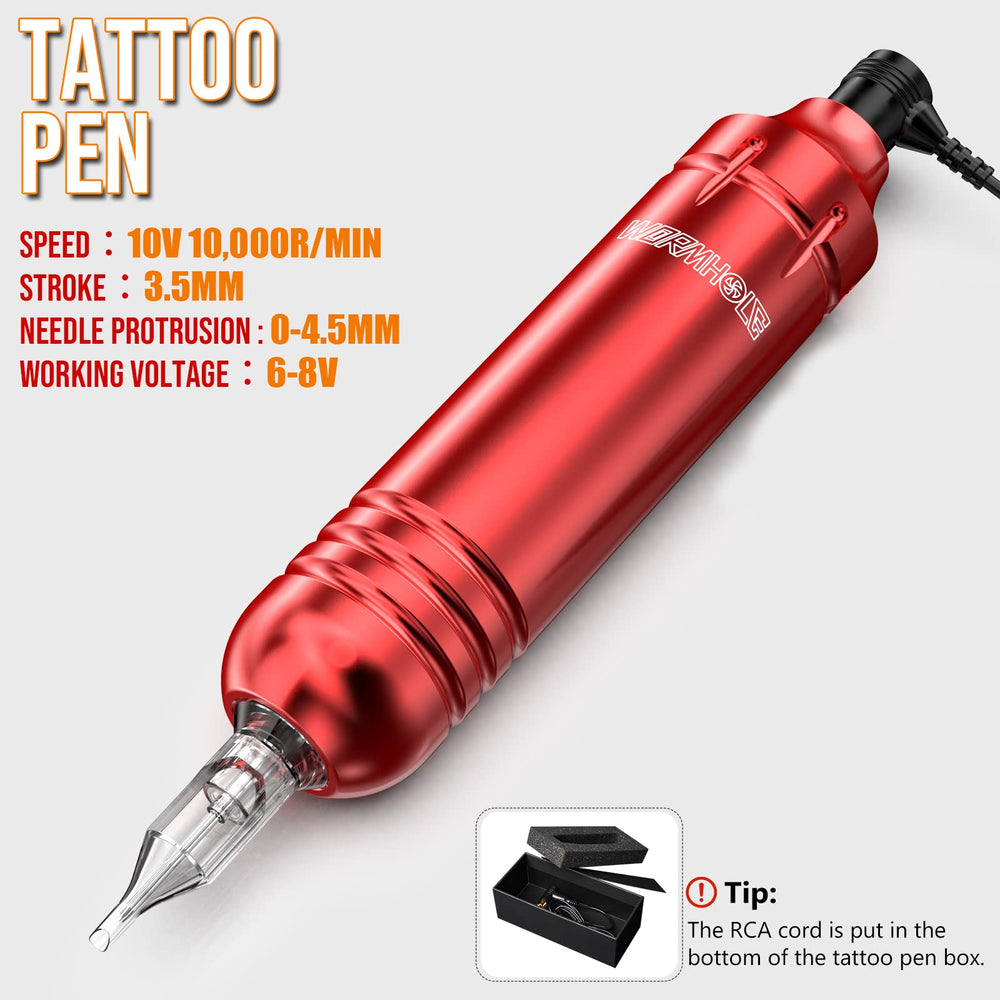 Peso ligero del kit de tatuaje de 130 g para sesiones largas