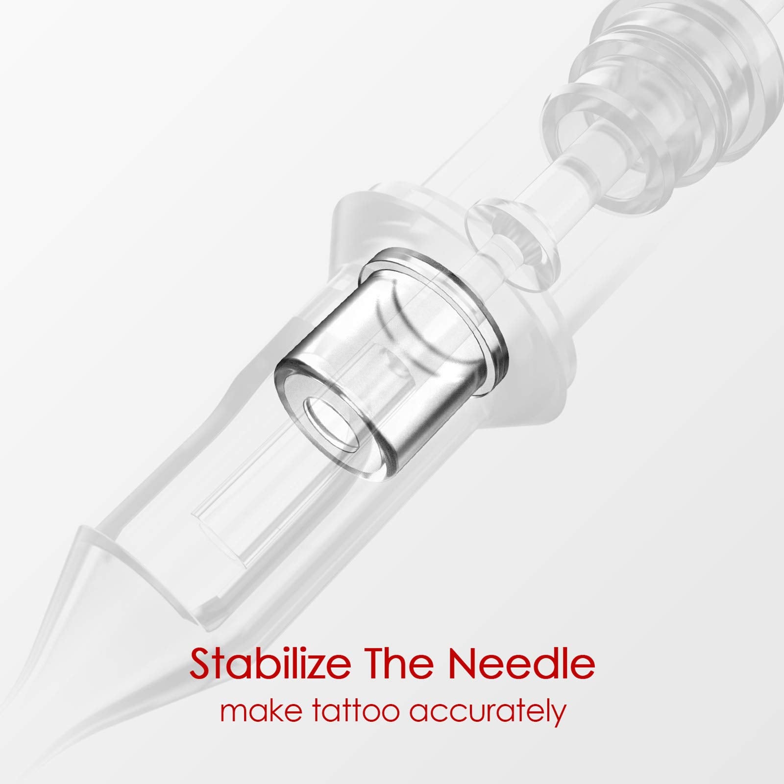 Wormhole Tattoo material PVC y acero inoxidable, durabilidad para sesiones largas