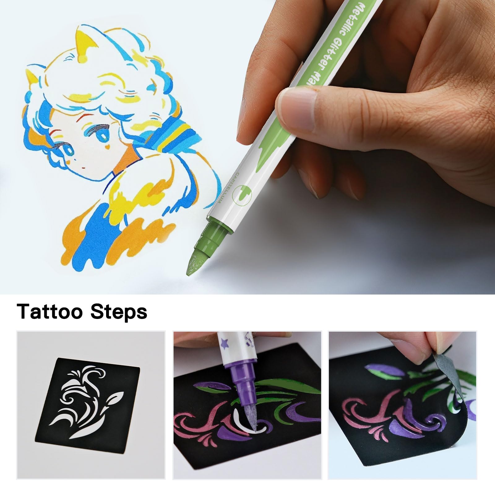Wormhole Tattoo: punta gruesa para rellenar grandes áreas con facilidad.