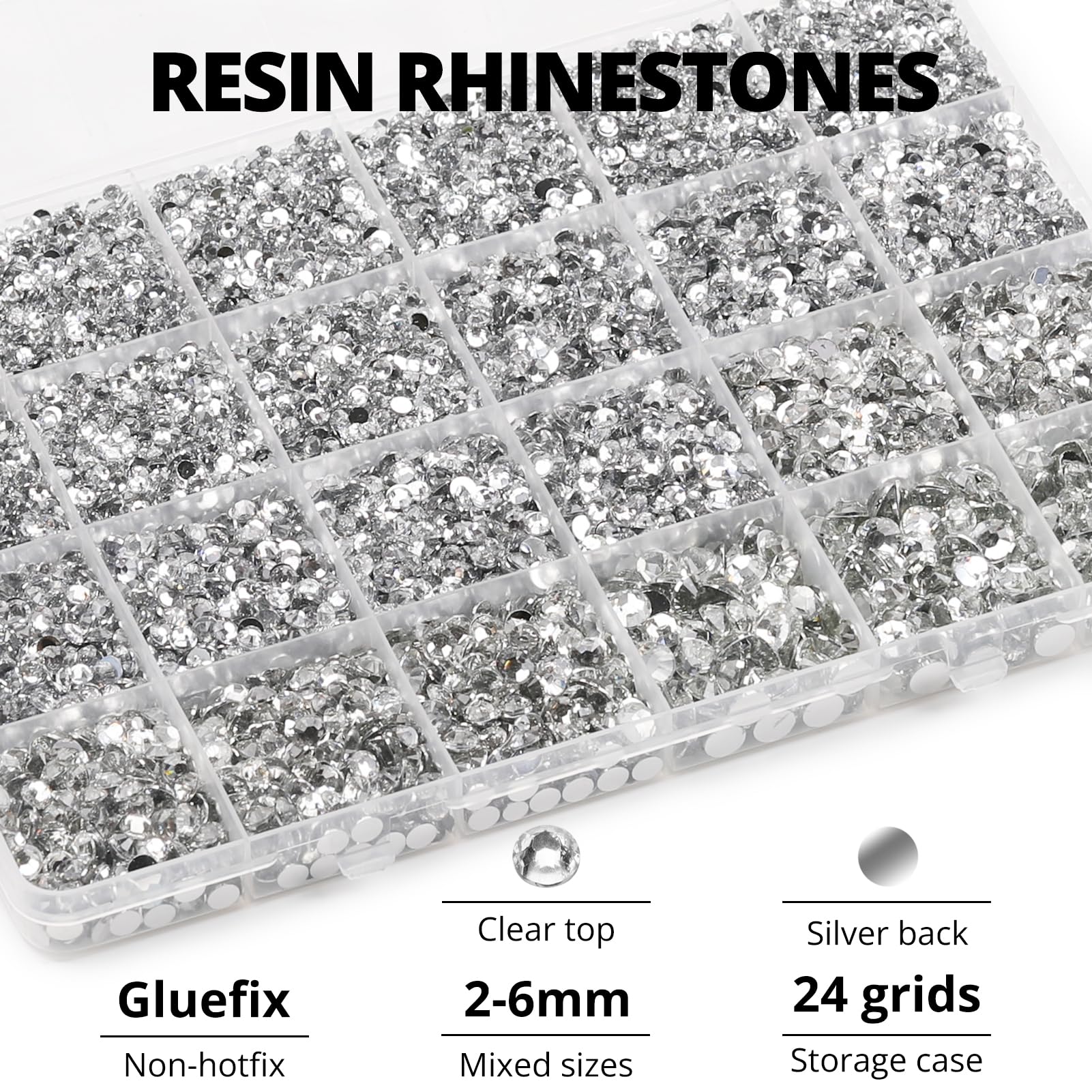 Recogepiedras Worthofbest con punta de cera blanca para colocación precisa.