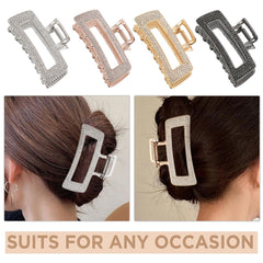 Clips Wortl para cabello rectangulares duraderos y versátiles.
