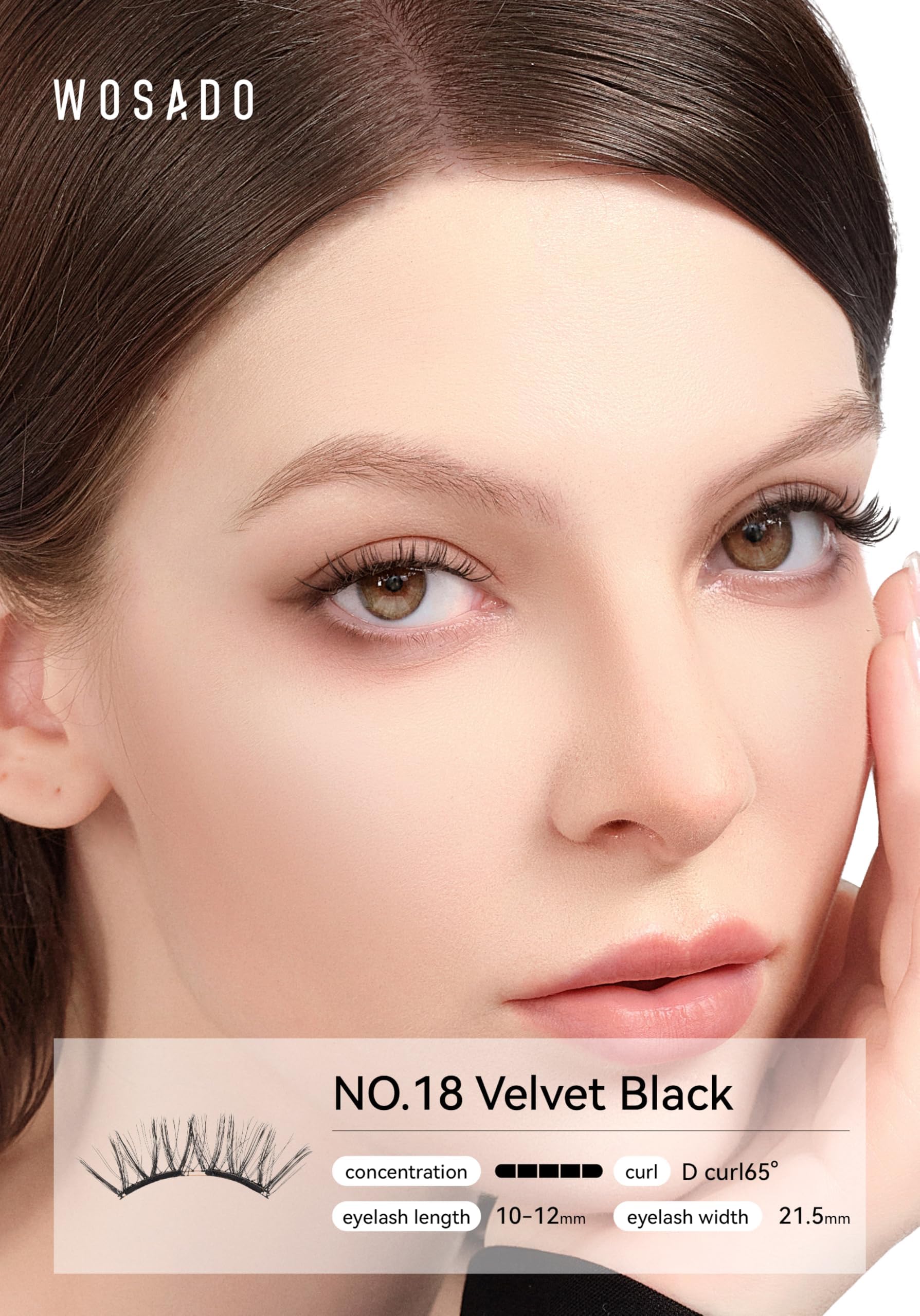 Kit Velvet Black de WOSADO en estuche elegante
