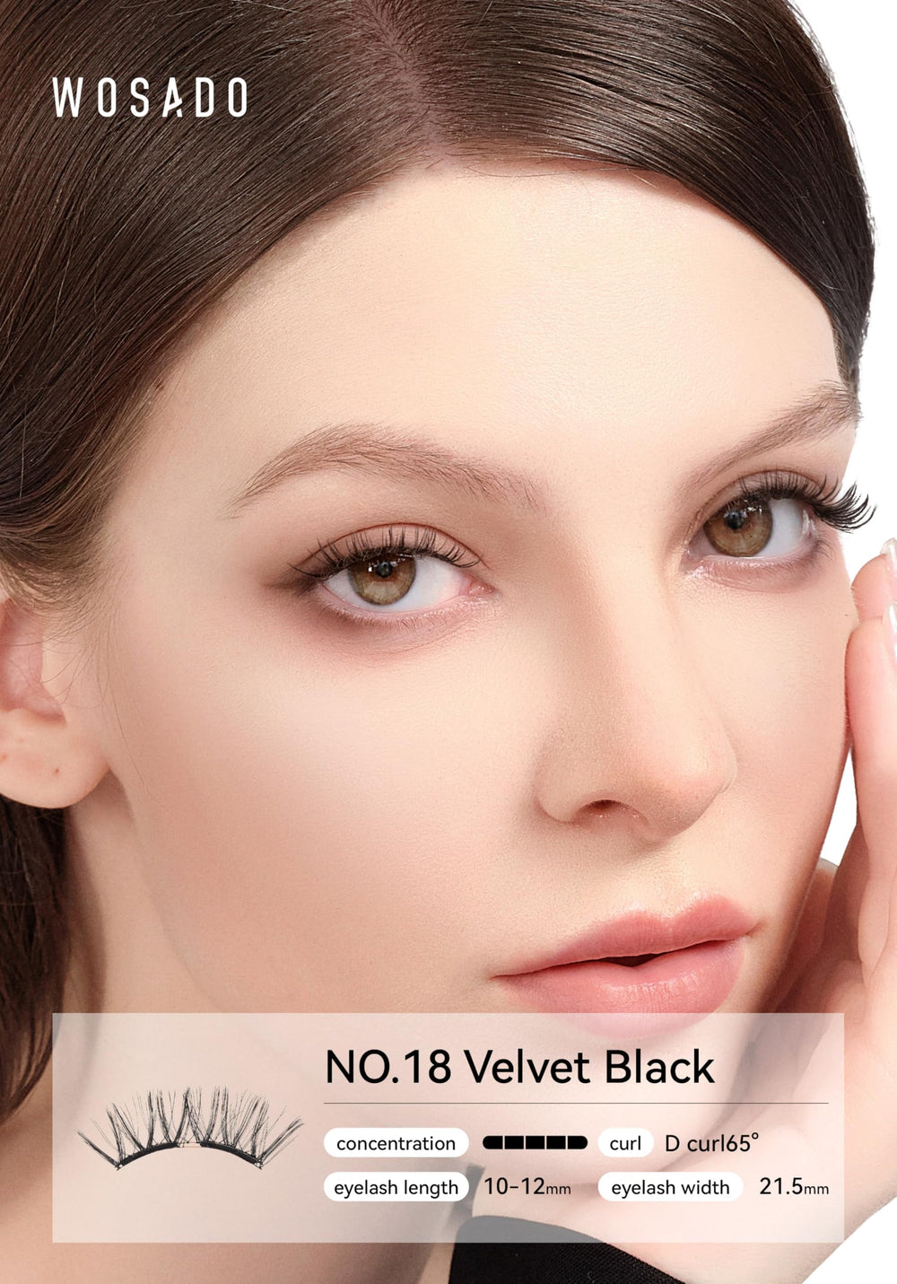 Kit Velvet Black de WOSADO en estuche elegante