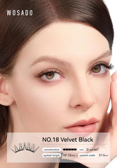 Kit Velvet Black de WOSADO en estuche elegante