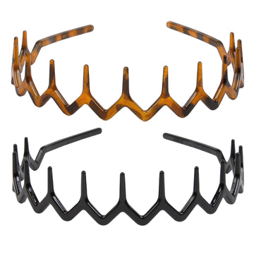 Banda con dientes para cabellos rizados de WOVOWOVO, cómodo.