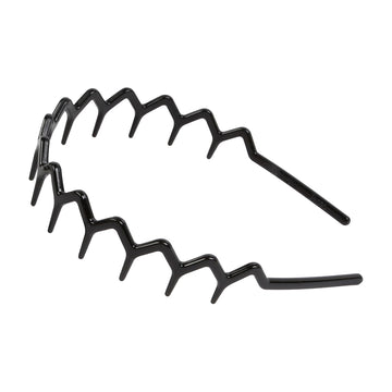WOVOWOVO diadema zigzag con agarre sin deslizamiento para peinados estables.