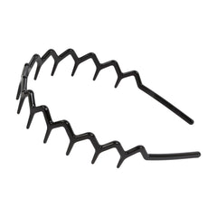 WOVOWOVO diadema zigzag con agarre sin deslizamiento para peinados estables.
