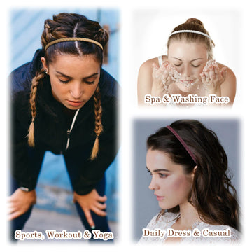 Diademas WOVOWOVO en varios colores, perfectas para complementar estilos casuales o formales