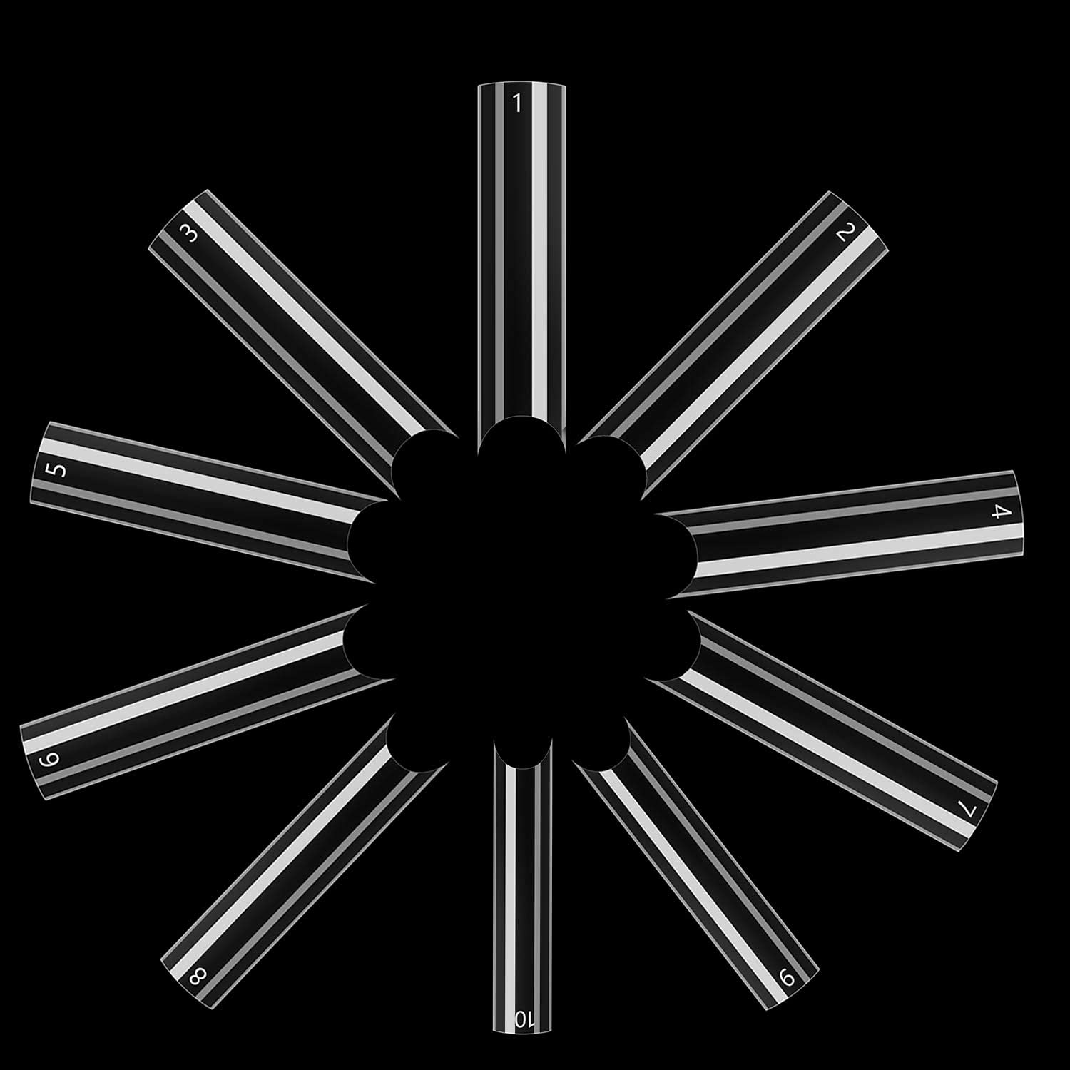 WOWITIS material ABS ecológico, ligero y duradero para uñas artificiales.