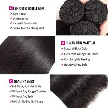 Detalle de trenza doble de Wowqueen Beauty para mayor durabilidad y acabado liso