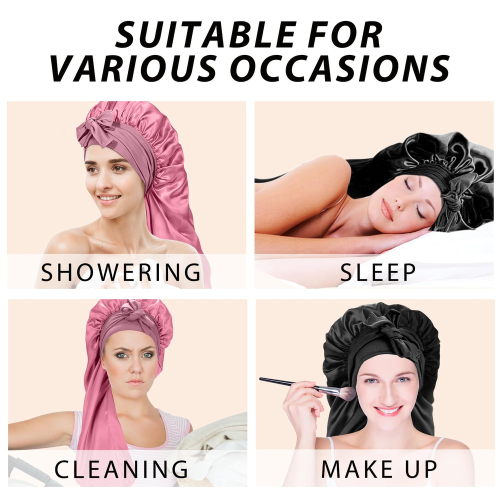 Gorro WOZUTUNT protege el cabello durante la higiene personal.