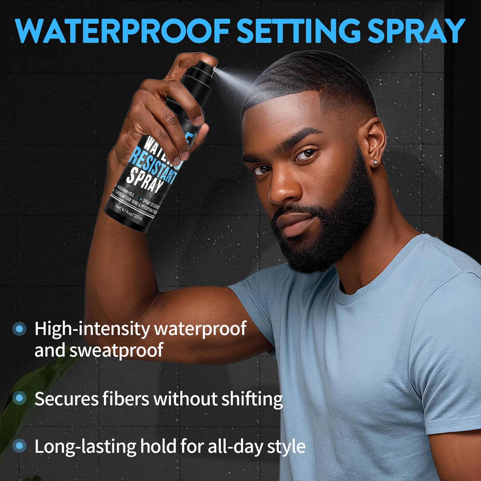 WOZUTUNT Aplicación-spray-fibras-cabello ofrece aplicación precisa para cubrir áreas deseadas.