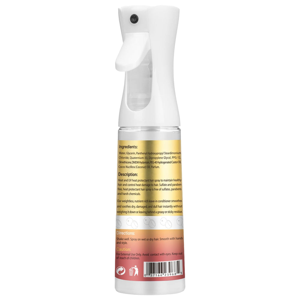 WOZUTUNT botella 10oz con atomizador de dosificación fina