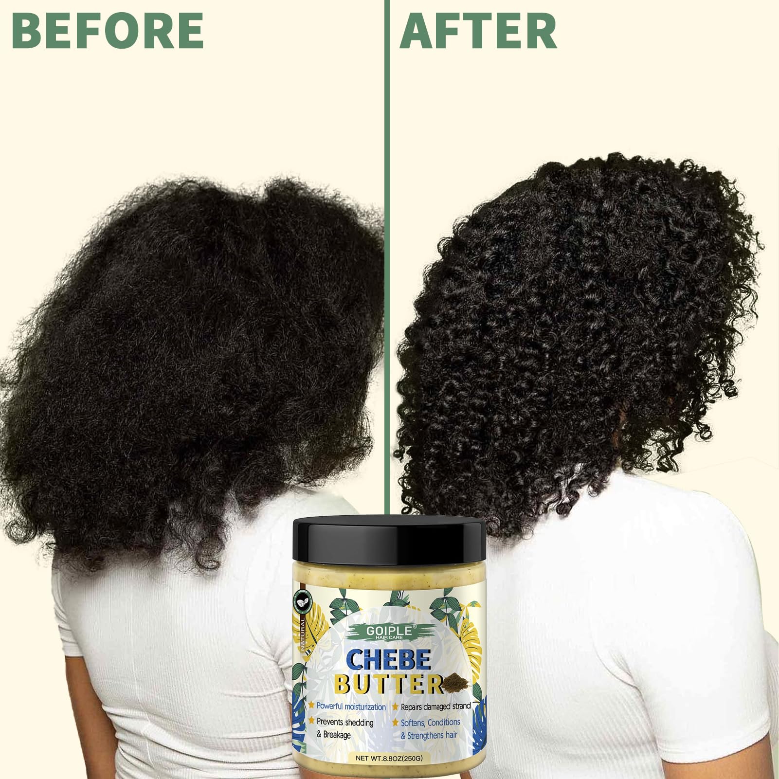 WOZUTUNT Chebe Butter soothing scalp massage-ready formula for comfortable roots