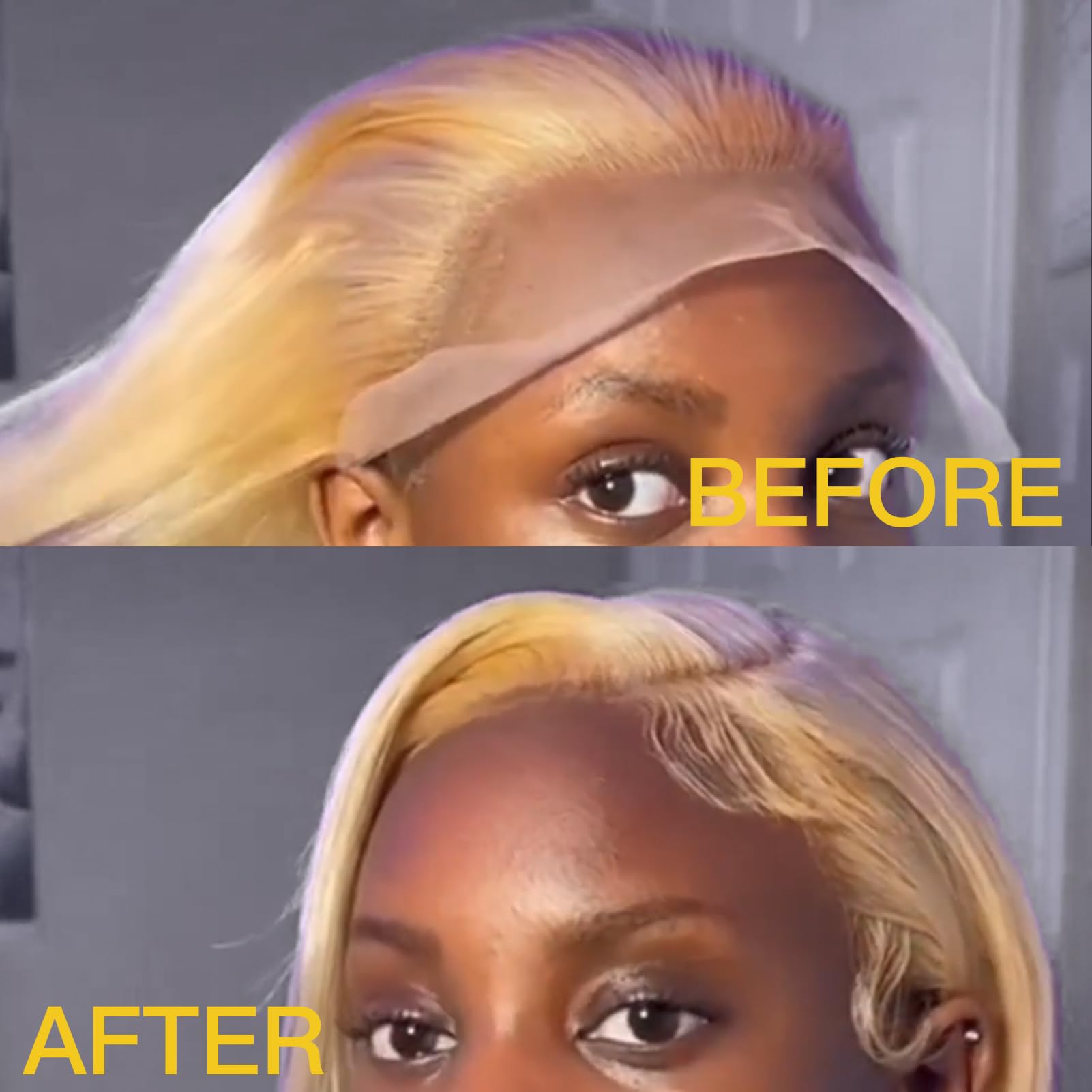 WOZUTUNT peine-wigs: guía para acabado limpio.