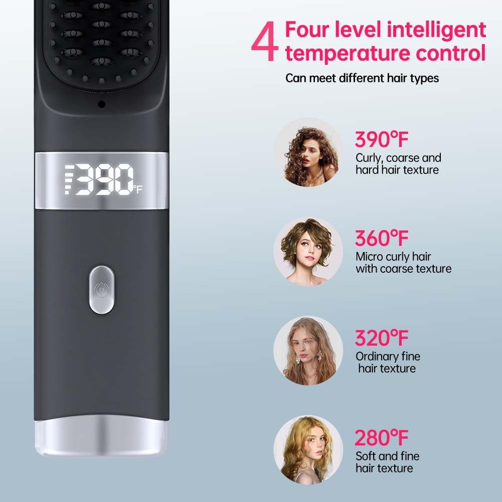 WPHIIHC travel-friendly cordless design fits in a small bag for touch-ups.