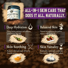 Wrath & Remedy bálsamo facial y corporal, textura cremosa para uso diario