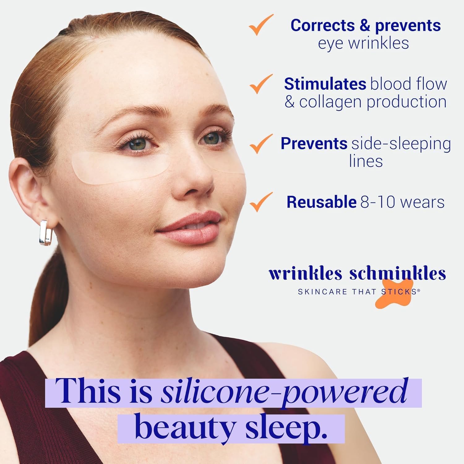 Adhesión suave Wrinkles Schminkles para piel sensible y uso cómodo.