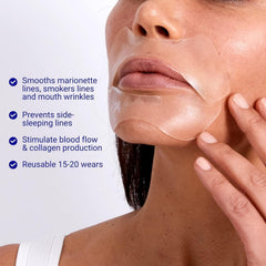 Set Wrinkles Schminkles con parches para labios, ojos y frente.