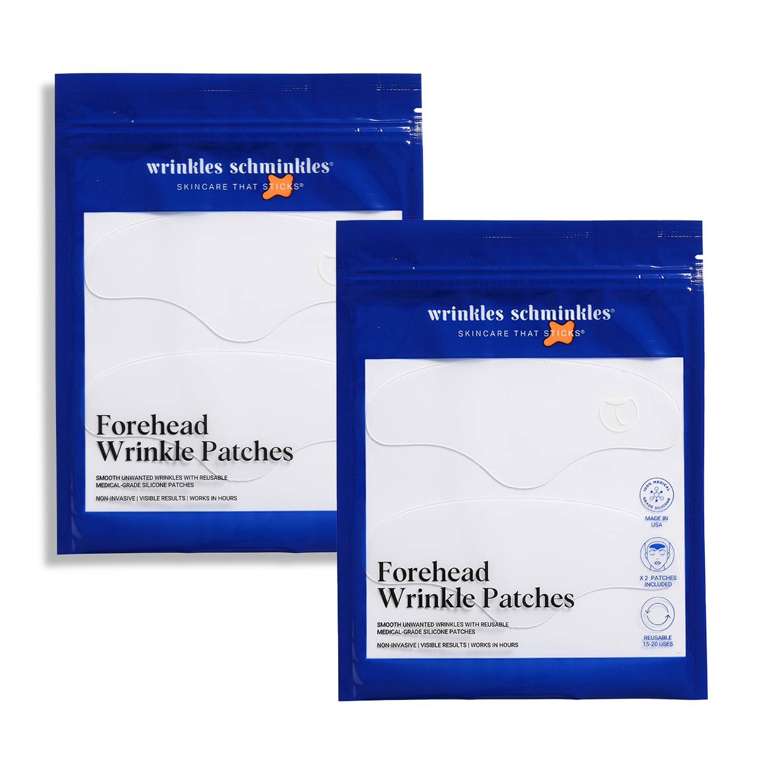 Parche frontal Wrinkles Schminkles para arrugas, suaviza líneas durante la noche