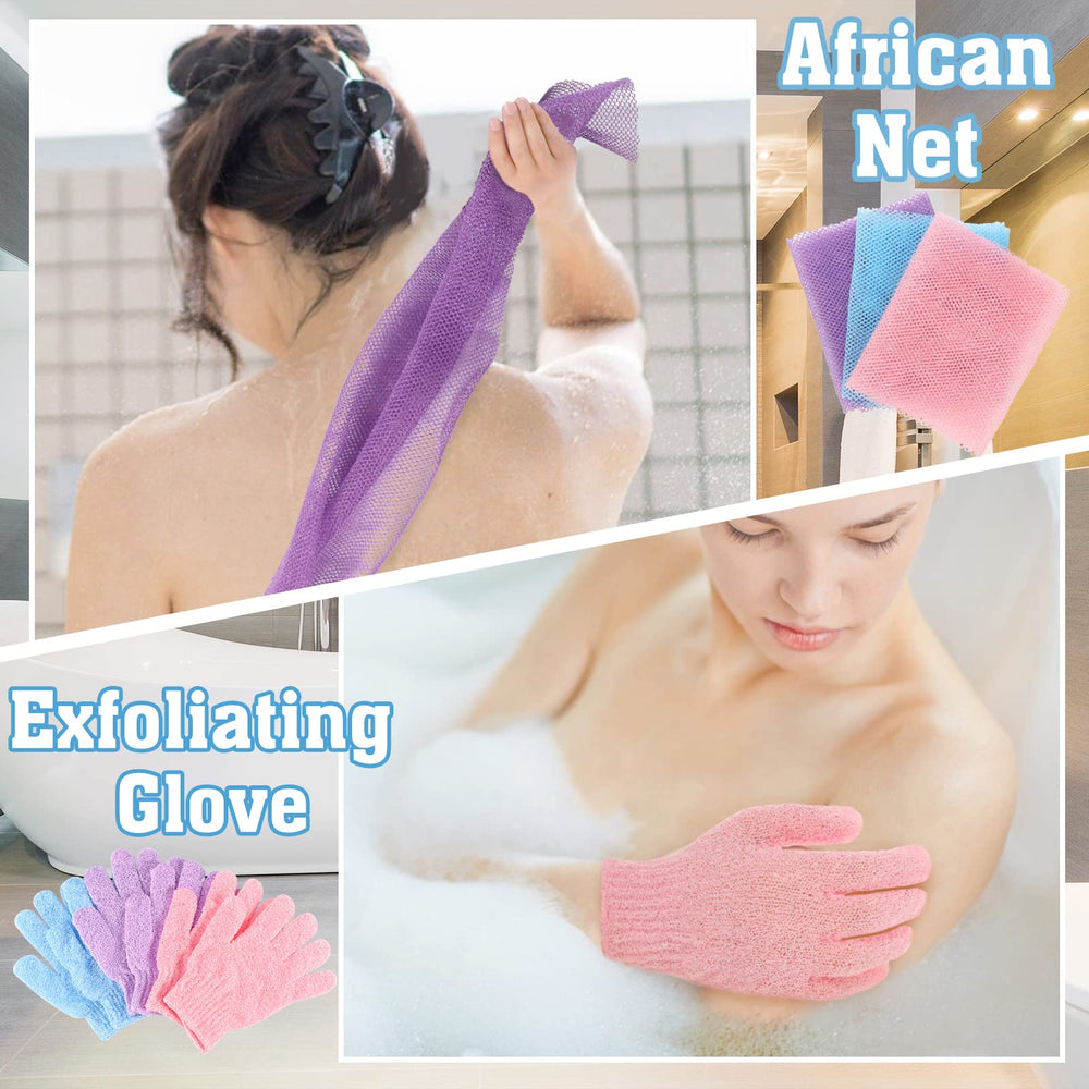 WSICSE guantes exfoliantes para la espalda y cuerpo, uso rápido y cómodo.
