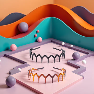 WsjiaboFux diseño 90s zigzag para peinado rápido y práctico.