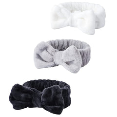 WSYUB banda para la cabeza con lazo blanco para lavado de rostro.