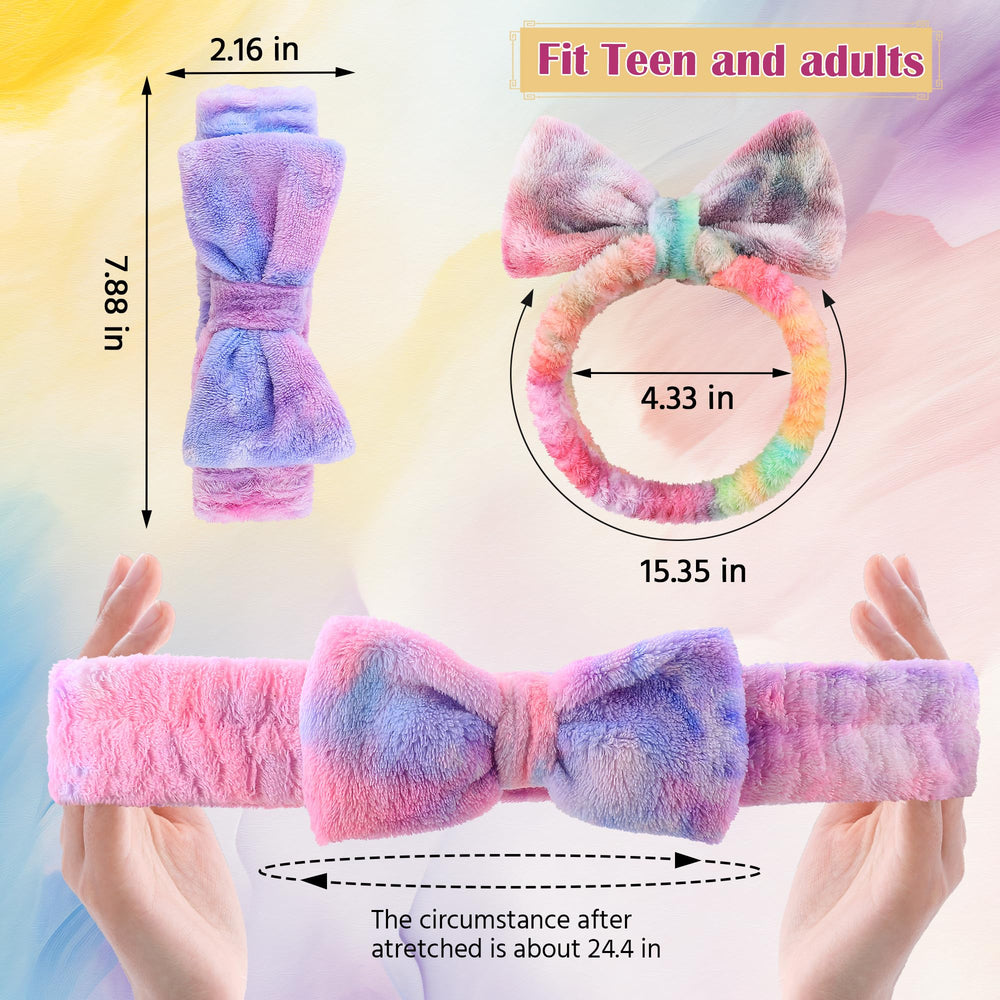Diadema WSYUB con ajuste para niñas y adultas, perfecta para lavados faciales.