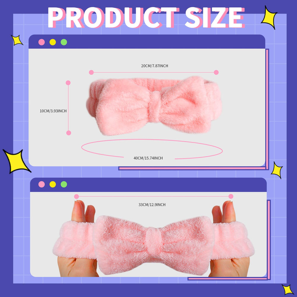 Diadema WSYUB para maquillaje, suave y cómoda al aplicar productos.