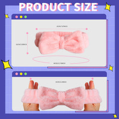 Diadema WSYUB para maquillaje, suave y cómoda al aplicar productos.