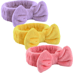 WSYUB diadema spa en tres colores, evita que el cabello se moje al lavarte la cara