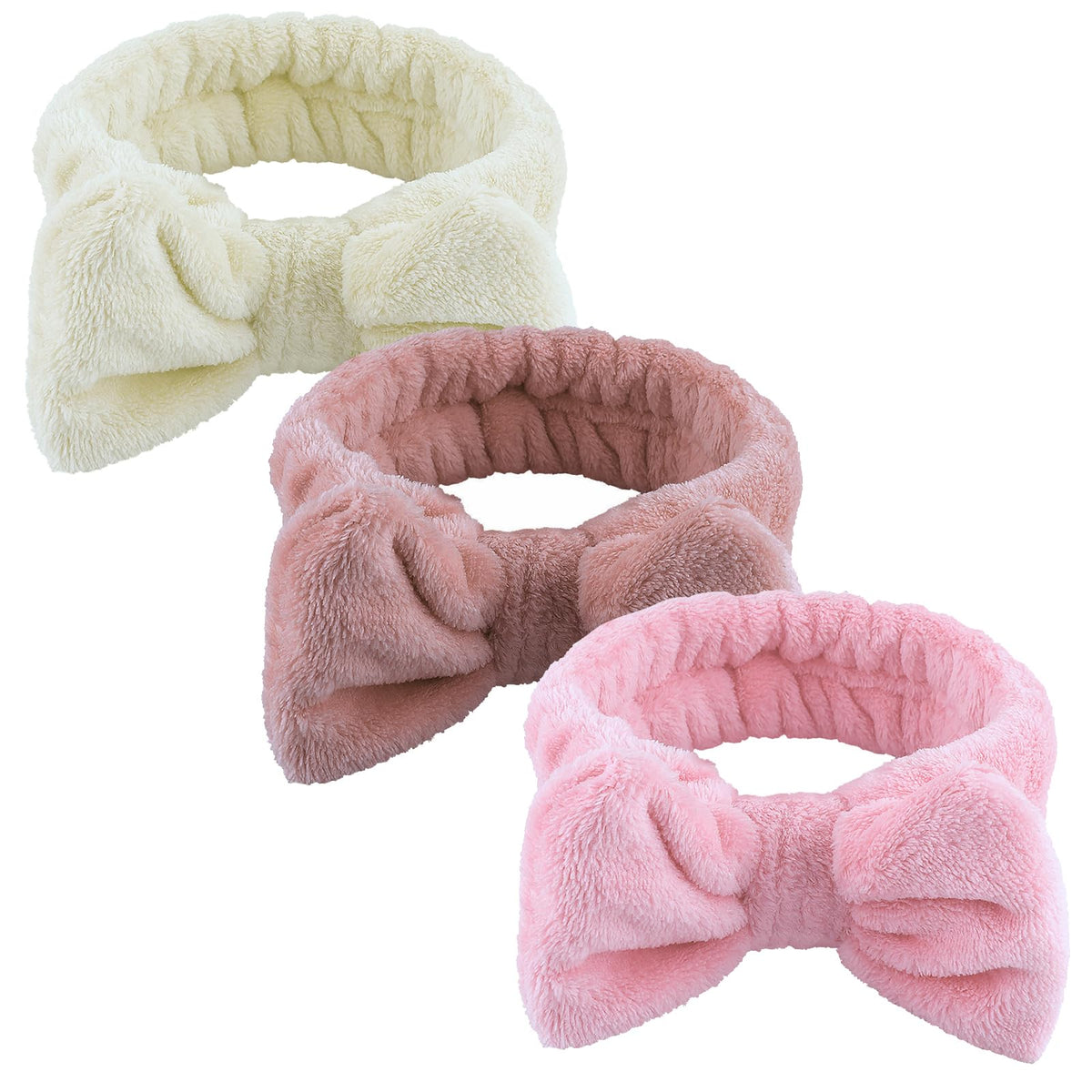 Diadema WSYUB Spa para cabello, mantiene recogido durante la rutina.
