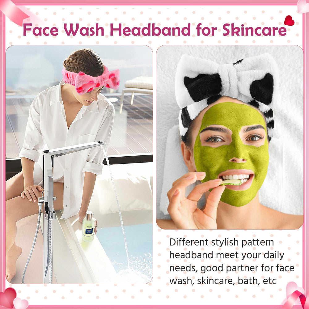 WSYUB diadema spa blanca elegante para mascarillas y limpieza facial.