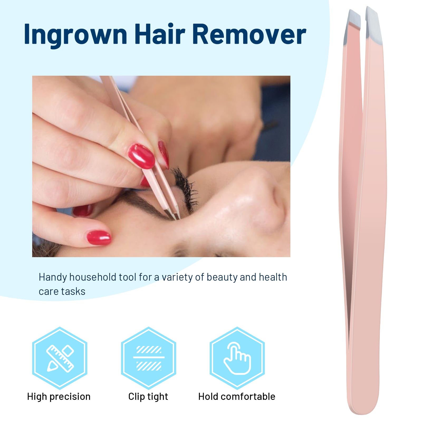 Pinzas WSYUB para delinear cejas y eliminar vello no deseado.