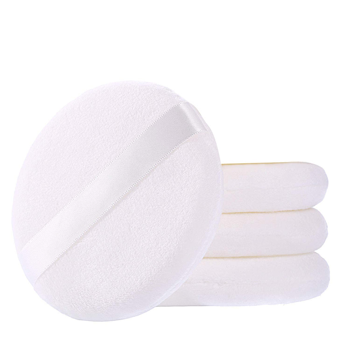WSYUB Puff polvo de cuerpo, conjunto de 4 piezas, suave y cómodo para aplicación uniforme