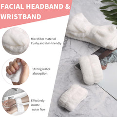 WSYUB toallas munecas absorbentes, secan rápido durante la limpieza facial