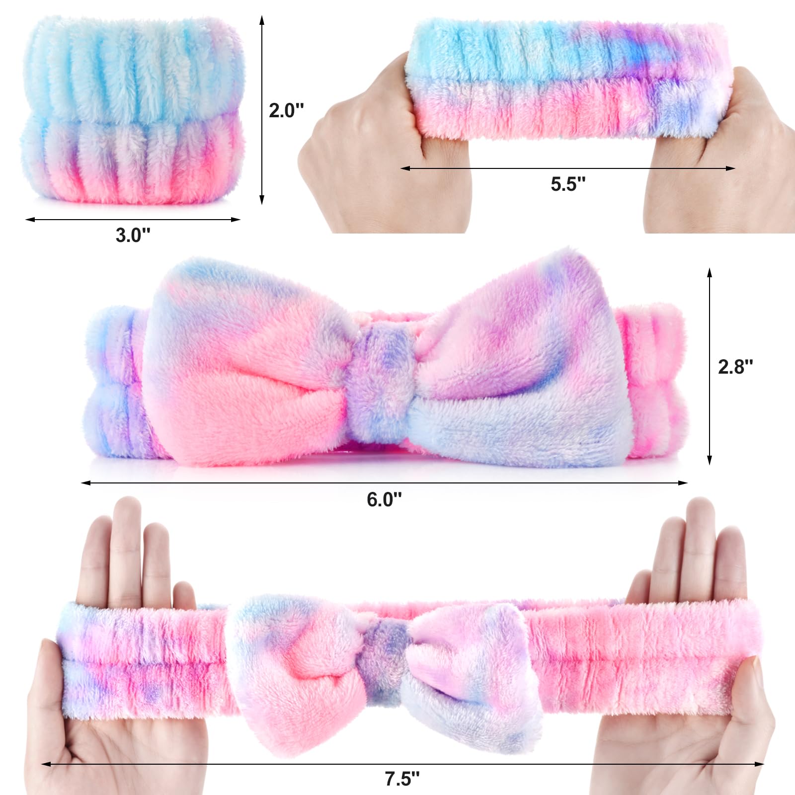 Diadema Wteehn con lazo, diseño bonito para la rutina.